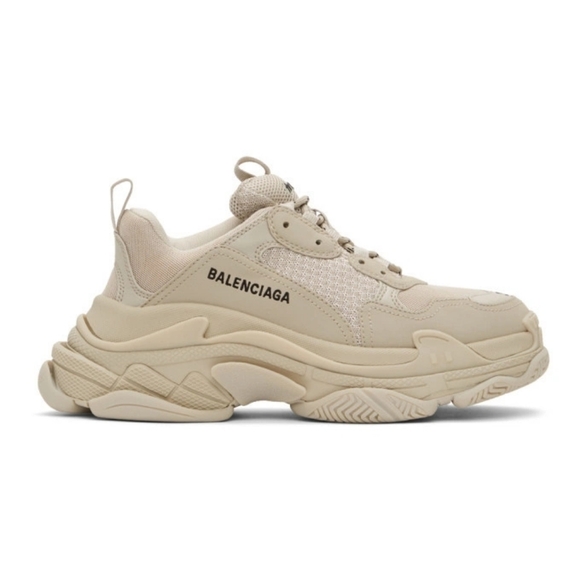 BALENCIAGA Triple S Sneaker 'Light Beige Faded' 37 - Picture 1 of 16